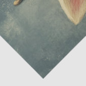 Papier Mousseline Découpage Fawn Whimsical à Noël (Détail)