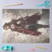 Papier Mousseline Découpage Fée victorienne Ailes de dentelle comple (Artisanat)