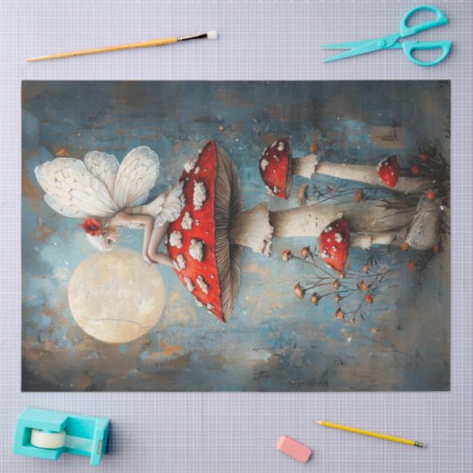 Papier Mousseline Découpage Fée Whimsical Ailes Delicate (Artisanat)