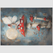 Papier Mousseline Découpage Fée Whimsical Ailes Delicate (Recto)