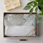 Papier Mousseline Découpage Fée Whimsical Rouge Champignons Artwork (Cadeau)