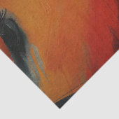 Papier Mousseline Découpage Femme Edgy Seventies (Détail)