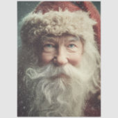 Papier Mousseline Decoupage Festive Christmas Santa Claus (Recto)