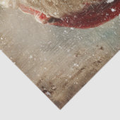 Papier Mousseline Decoupage Festive Santa Claus Holly Tree (Détail)