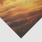 Papier Mousseline Decoupage Fiery Flames Chaotic Earth  (Détail)