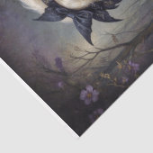 Papier Mousseline Découpage Fille de conte de fées foncé (Détail)