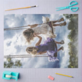 Papier Mousseline Découpage Filles fantasques Amitié Swing (Artisanat)