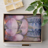 Papier Mousseline Découpage Flamant rose Floral Aquarelle (Cadeau)