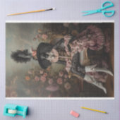 Papier Mousseline Découpage Flamboyant Standard Poodle (Artisanat)
