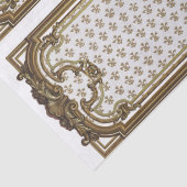 Papier Mousseline Découpage Fleur de Lis (Détail)