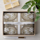 Papier Mousseline Découpage Fleur de Lis (Cadeau)