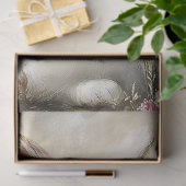 Papier Mousseline Découpage Fleur de Pâques Rabat blanc Couronne (Cadeau)