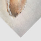 Papier Mousseline Découpage Fleur de Pâques Rabat blanc Couronne (Détail)