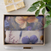 Papier Mousseline Découpage fleur sauvage (Cadeau)