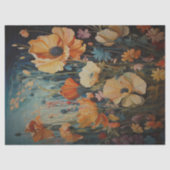 Papier Mousseline Découpage Fleur sauvage géant (Recto)