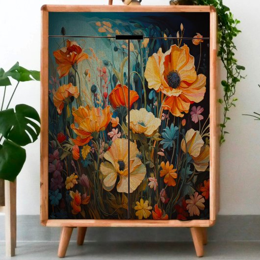 Papier Mousseline Découpage Fleur sauvage géant