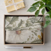 Papier Mousseline Découpage Fleur sauvage rose vintage (Cadeau)