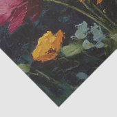 Papier Mousseline Découpage Fleur sauvage texturé (Détail)