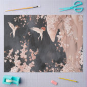 Papier Mousseline Découpage Fleurs de cerisiers d'Arts numériques ja (Artisanat)