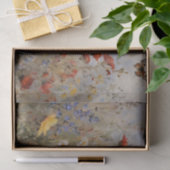 Papier Mousseline Découpage fleurs sauvages et papillons (Cadeau)