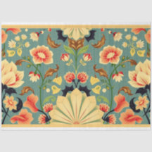 Découpage floral Art Nouveau