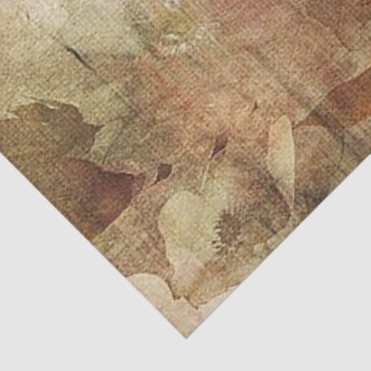 Papier Mousseline Découpage floral automne (Détail)