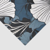 Papier Mousseline Découpage Floral bleu moderne (Détail)