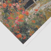 Papier Mousseline Découpage florale de la côte de la Caravane blanch (Détail)