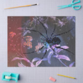 Papier Mousseline Découpage florale de l'araignée gothique (Artisanat)