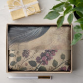 Papier Mousseline Découpage florale de Shetland Pony (Cadeau)