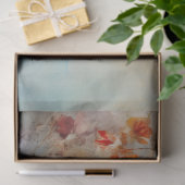 PAPIER MOUSSELINE DÉCOUPAGE FLORALE DOUX (Cadeau)