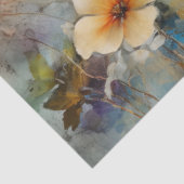 PAPIER MOUSSELINE DÉCOUPAGE FLORALE DOUX (Détail)