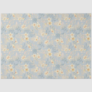 Papier Mousseline Découpage florale mignonne Blue Daisy