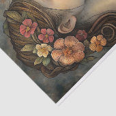 Papier Mousseline Découpage Flora's Whisper (Détail)