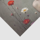 Papier Mousseline Découpage Flore foncée (Détail)