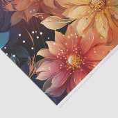 Papier Mousseline Découpage Flower Dark (Détail)