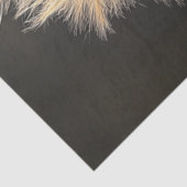 Papier Mousseline Découpage Fluffy Bright Orange Bird (Détail)