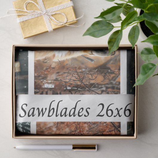 Papier Mousseline Decoupage Fox Forest Scenes Handsaw Panels (Cadeau)