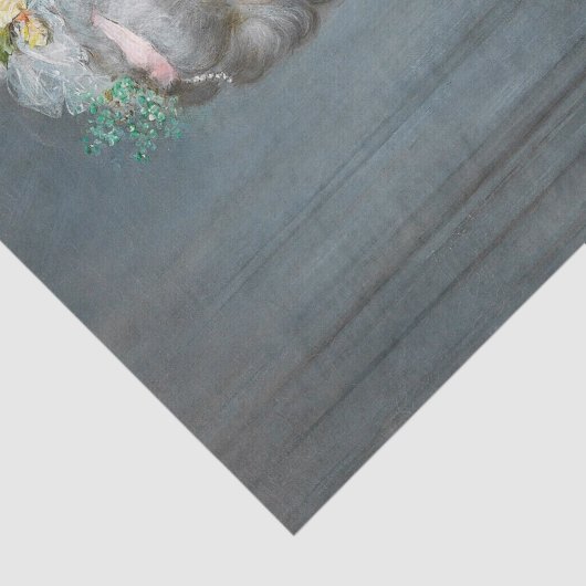 Papier Mousseline Découpage français Marie Antoinette (Détail)