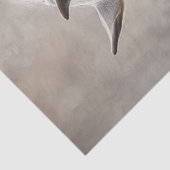 Papier Mousseline Découpage Garçon à tête rouge et son cheval majest (Détail)