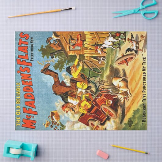 Papier Mousseline Découpage GATC Pneu perforé (Artisanat)