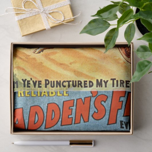 Papier Mousseline Découpage GATC Pneu perforé (Cadeau)