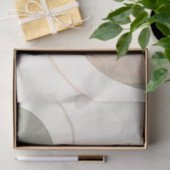 Papier Mousseline Découpage géométrique biologique moderne BOHO Rain (Cadeau)