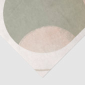 Papier Mousseline Découpage géométrique biologique moderne BOHO Rain (Détail)