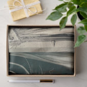 Papier Mousseline Découpage Glamour Chat Mustache Abstrait (Cadeau)