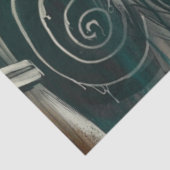 Papier Mousseline Découpage Glamour Chat Mustache Abstrait (Détail)