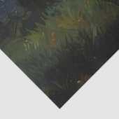 Papier Mousseline Découpage Gogh Kitty Starry Night Chat (Détail)