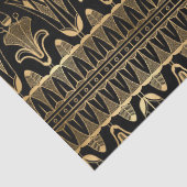 Papier Mousseline Découpage Gold et Black Art Déco (Détail)