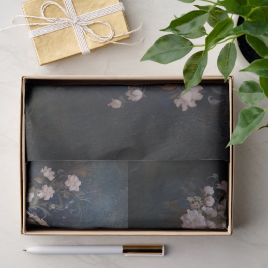 Papier Mousseline Découpage Golden Peacock X3 (Cadeau)