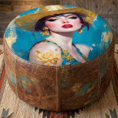 Papier Mousseline Découpage Golden Western Glam
